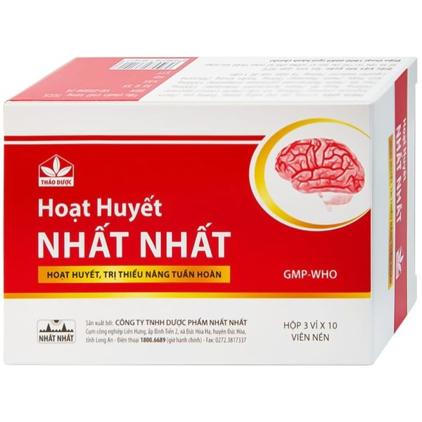 Hộp Hoạt huyết Nhất Nhất 30 viên