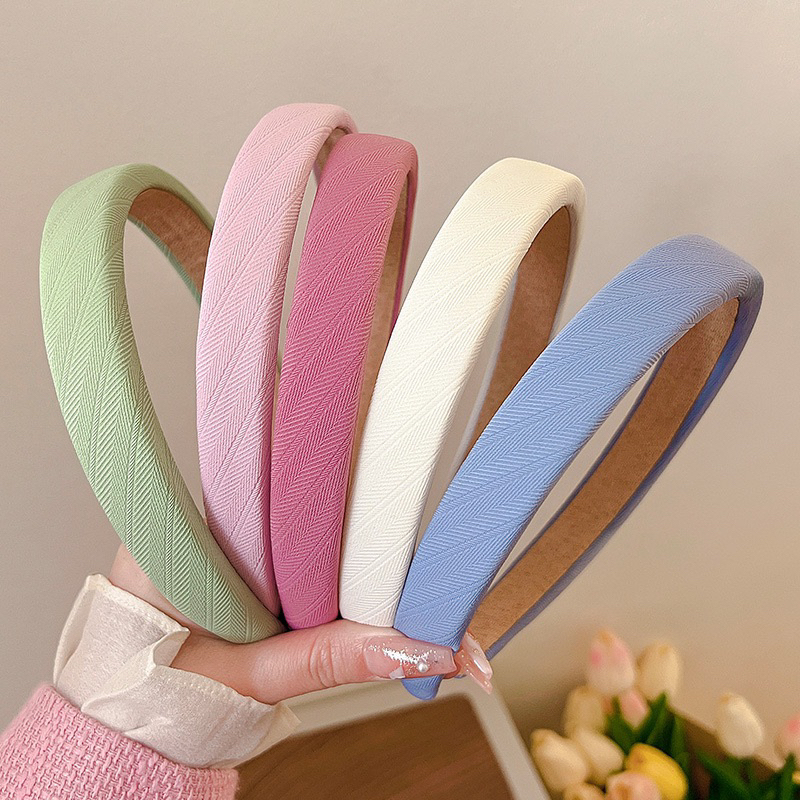 CX14 Cài tóc nữ mấn tóc nhiều màu len vân BULL.SHOP