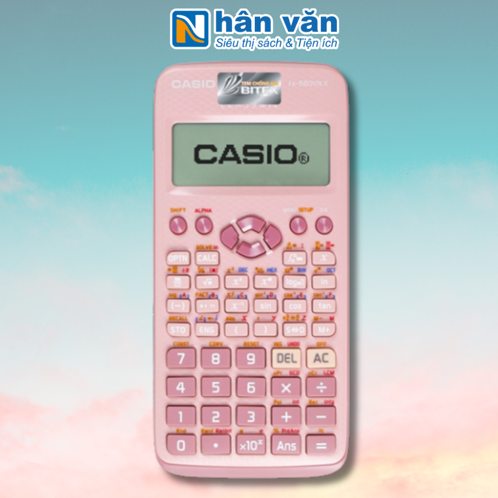 Máy Tính CASIO FX580VN XPK Màu Hồng 4549526611483