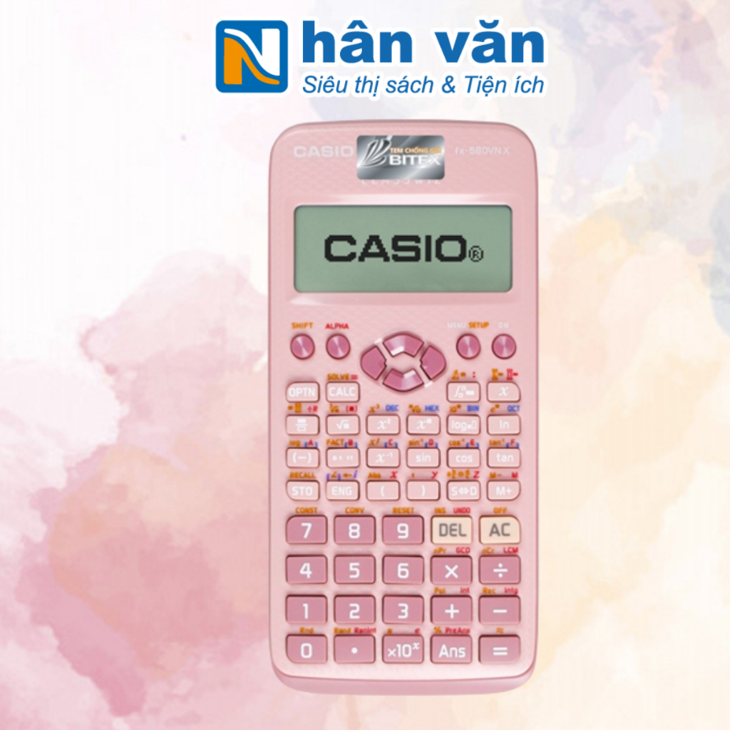 Máy Tính CASIO FX580VN XPK Màu Hồng 4549526611483