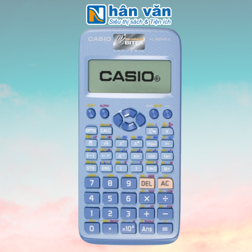 Máy Tính Casio FX580VN XBU Màu Xanh 4549526611476