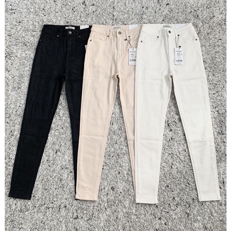 Quần jeans skinny dài 90cm vnxk