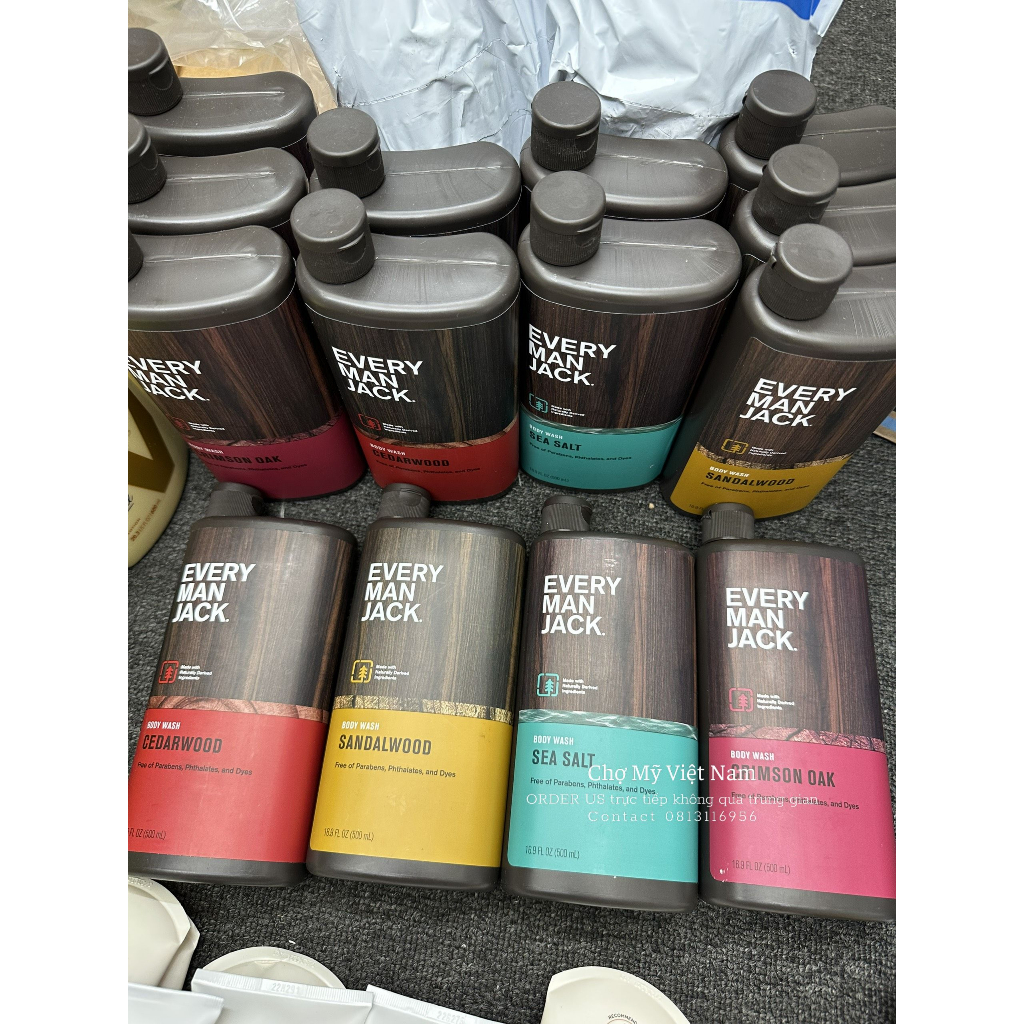NHẬP MỸ - SỮA TẮM NAM EVERY MAN JACK MEN'S BODY WASH
