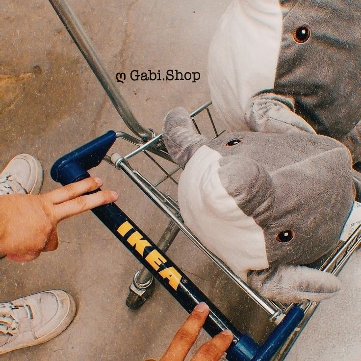 Cá Heo Bông Dolphin Ikea 70cm