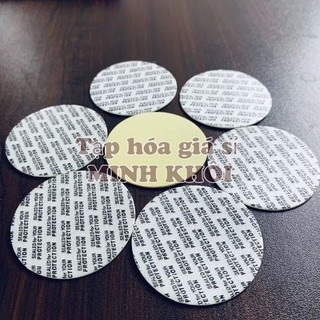Miếng màng seal tự dính đường kính 9cm cho hũ nhựa pet nắp nhôm, nắp nhựa