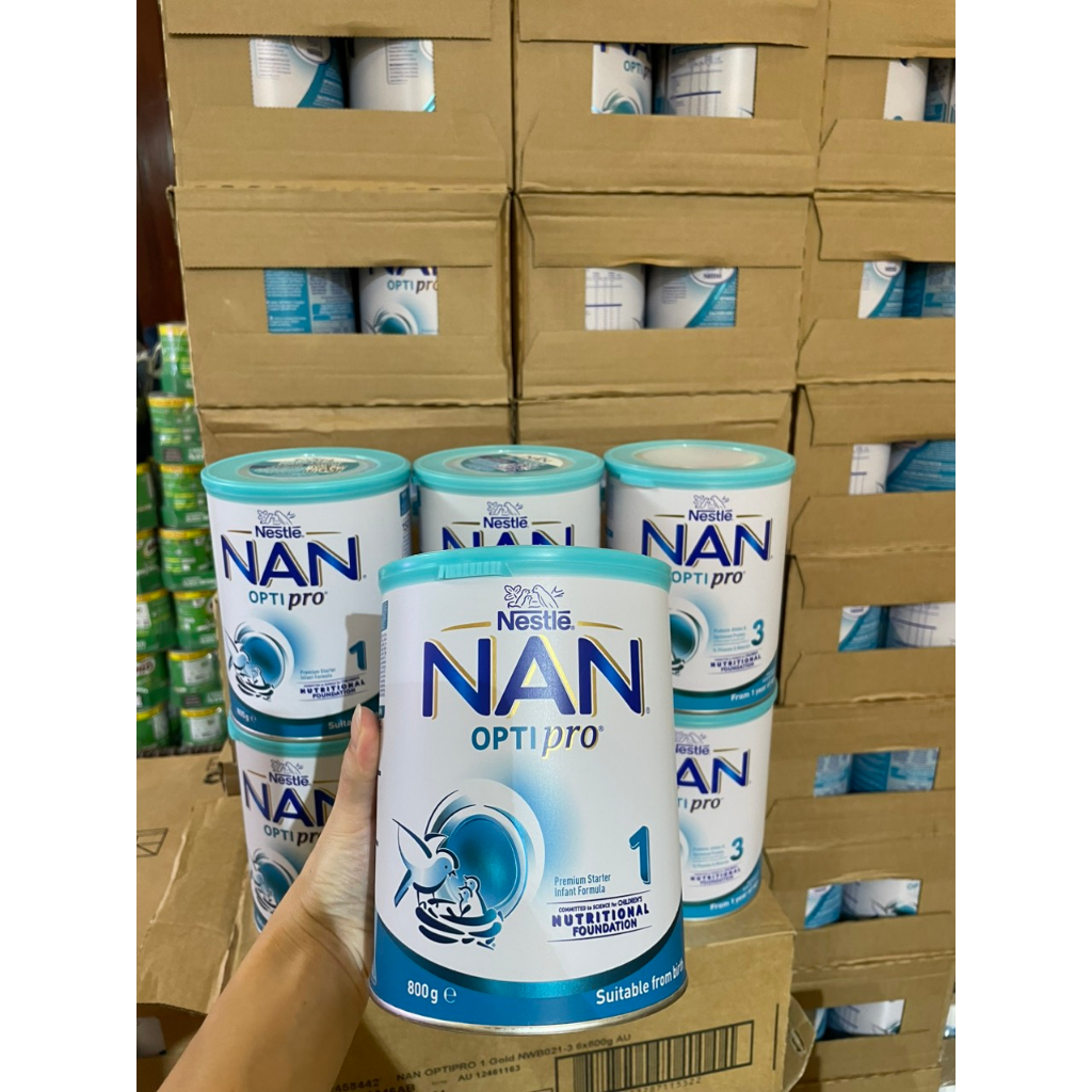 Sữa Nan Úc số 1-2-3 800g