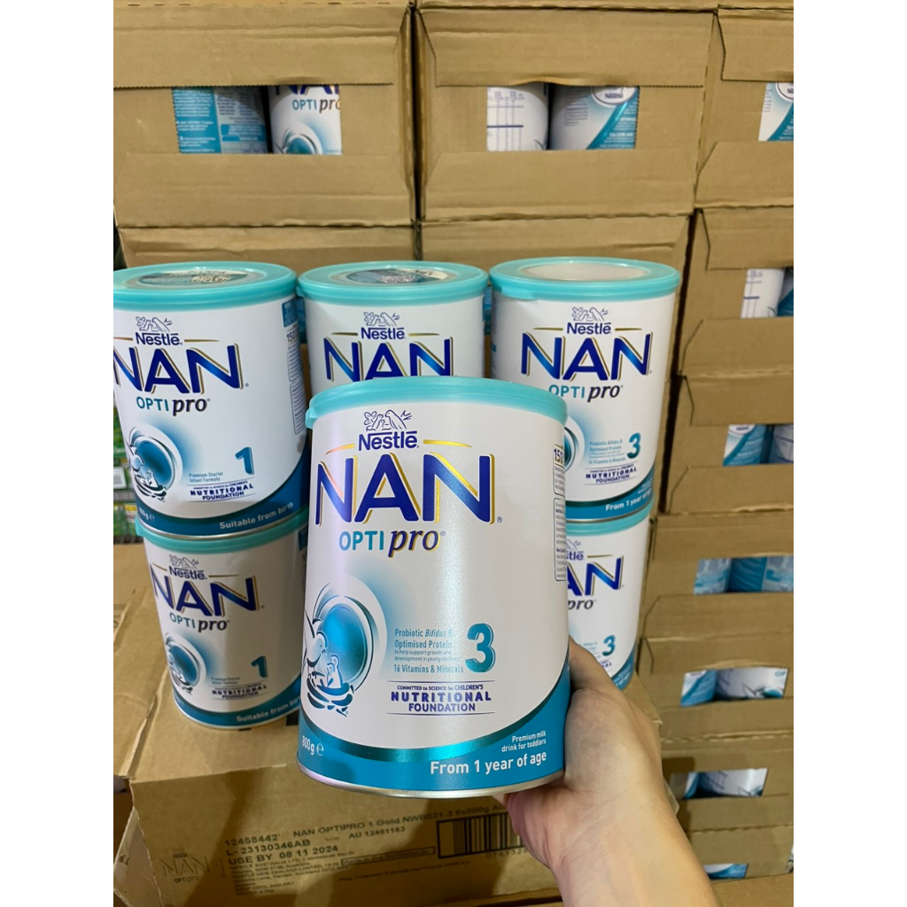 Sữa Nan Úc số 1-2-3 800g