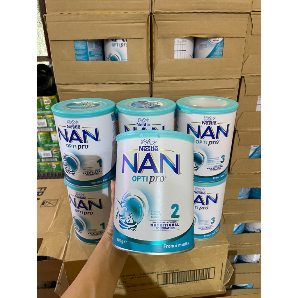 Sữa Nan Úc số 1-2-3 800g
