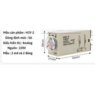 Role thời gian  H3Y-2 (8 chân)   TBD191