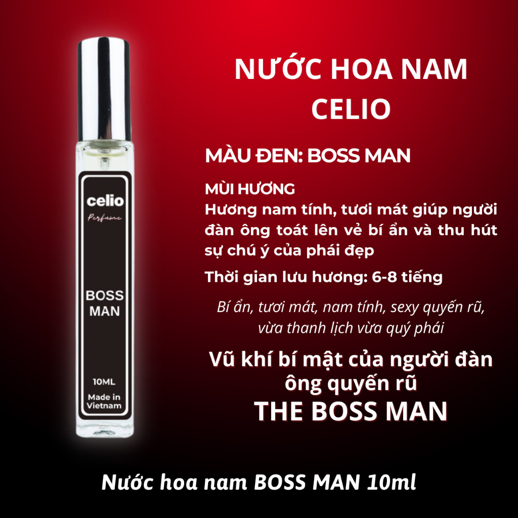 Tinh Dầu Nước Hoa Nam Celio Nước Hoa Nam Phóng Khoáng Nam Tính Và Đầy Cuốn Hút