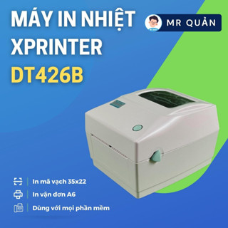 Máy in vận đơn và mã vạch cao cấp Xprinter DT426B