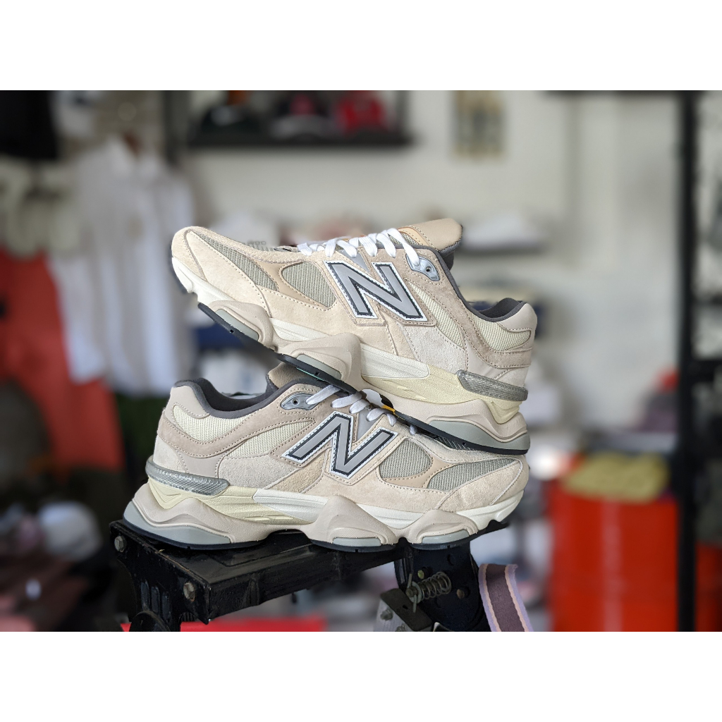 Giày Sneaker Thời Trang New Balance 9060, Giày NB 9060 phối màu "Light Grey" & "Sea Salt"
