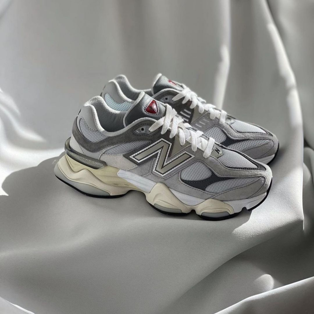 Giày Sneaker Thời Trang New Balance 9060, Giày NB 9060 phối màu "Light Grey" & "Sea Salt"