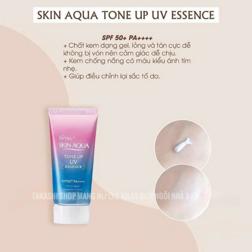 Kem chống nắng skin aqua tone up  phiên bản mới nhất