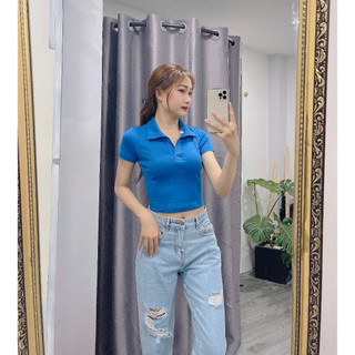 ÁO THUN CỔ BẺ UNIQLO