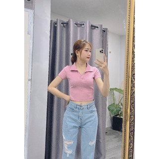 ÁO THUN CỔ BẺ UNIQLO