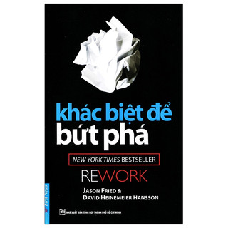 Sách khác biệt để bứt phá - rework