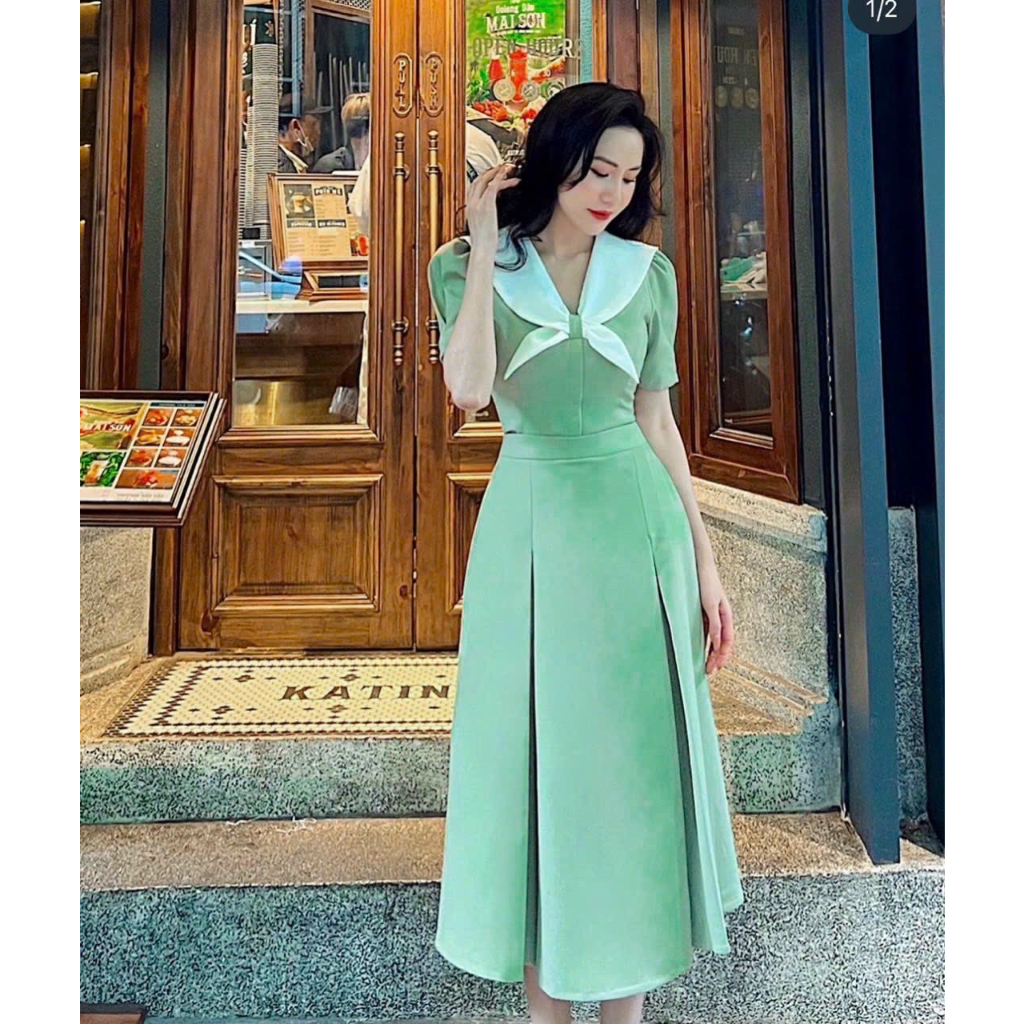 ĐẦM MIDI CỔ THUỶ THỦ