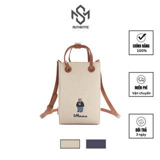 Túi mini canvas Whoau chính hãng mang đi học đi chơi tiện lợi hợp thời trang | WHBGD3812A