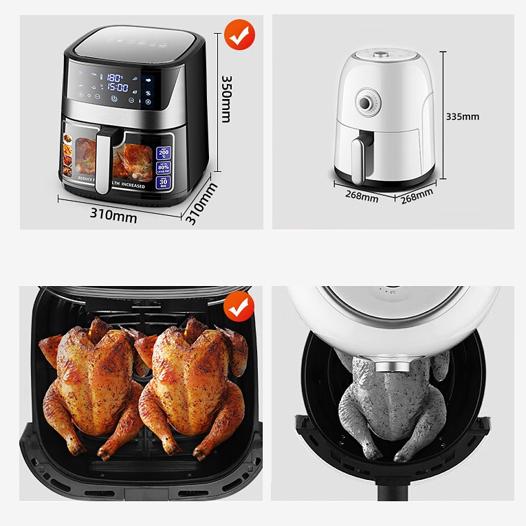 Nồi chiên không dầu Venko 10.5l hạn chế 90% chất béo - Bếp chiên đa năng Công Suất 1700W - Bảo Hành 24 tháng