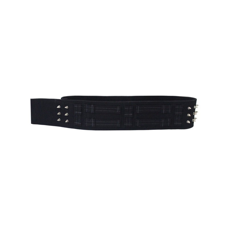 THẮT LƯNG PHỐI ĐINH TÁN, NÚT BẤM - ANDROGYNOUS BELT