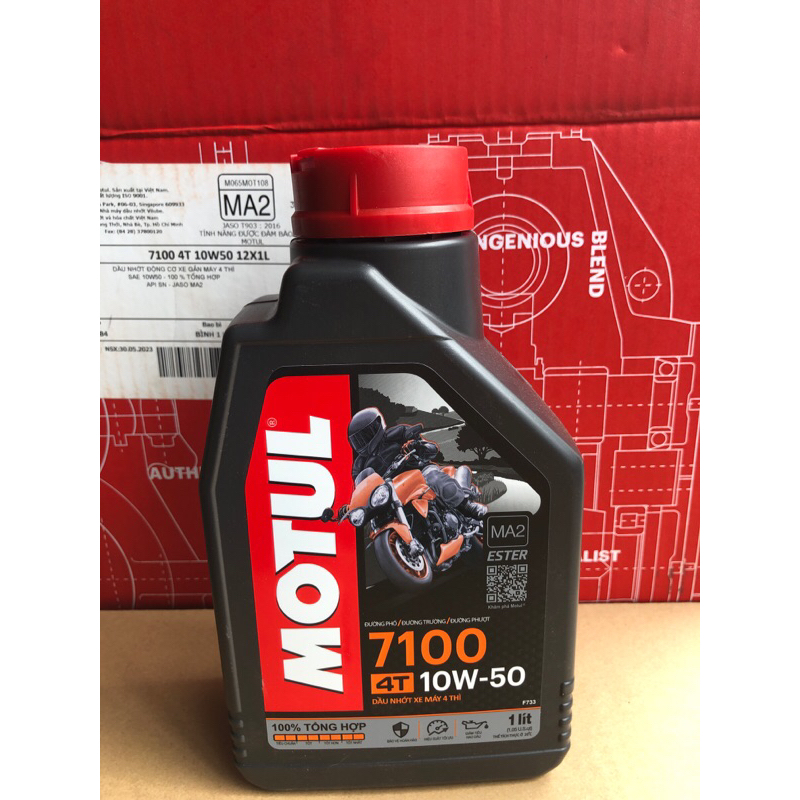nhớt motul 7100 10w 50 1 lít