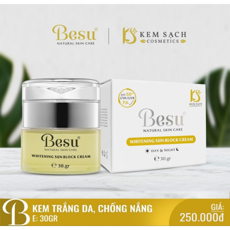 besu dưỡng trắng sáng da chống nắng