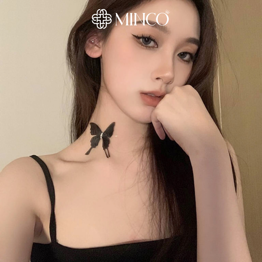 Choker nữ sang chảnh hình bướm hồ điệp Minco Accessories Dây Chuyền Thời Trang Hàn Quốc Dễ Thương CK05