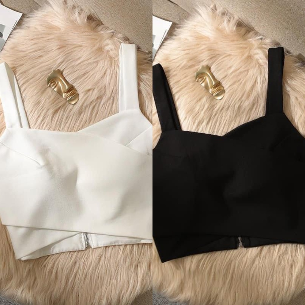 Áo Bra croptop nữ - Áo hai dây thiết kế bản to có sẵn đệm mút kiểu dáng croptop trẻ trung , tôn dáng cực xinh | BigBuy360 - bigbuy360.vn