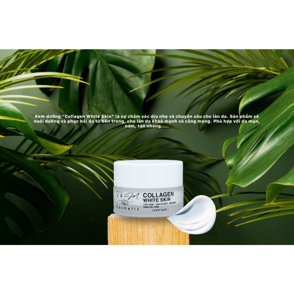Collagen White Skin T&M Dưỡng Trắng Da 10gram