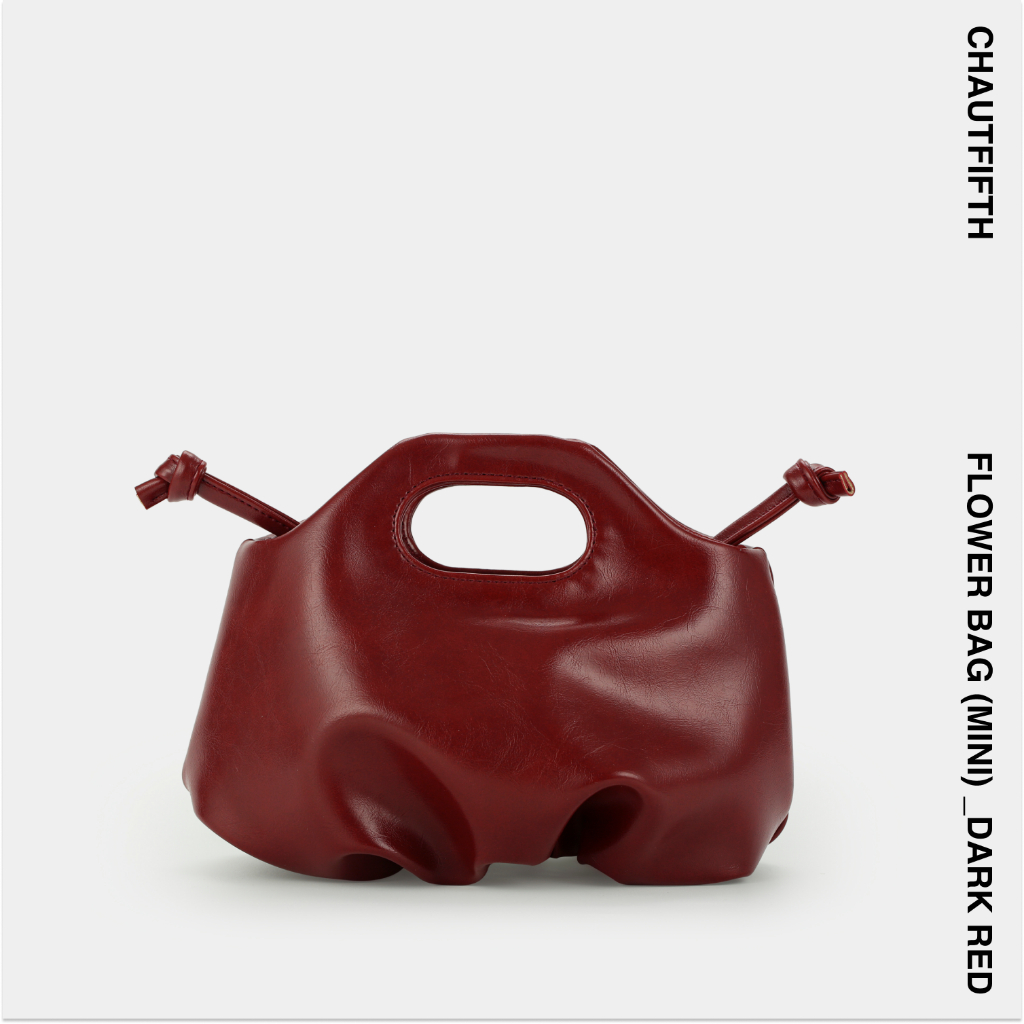 Túi xách MINI FLOWER màu đỏ đô - CHAUTFIFTH