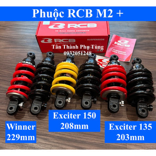 Phuộc rcb m2 cộng chính hãng: exciter 135, 150, winner , bảo hành 1 năm