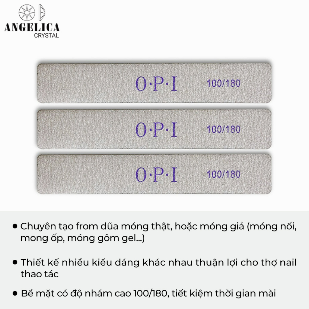 Dũa móng tay nails tổng hợp phào móng ngắn dài đủ loại dày mỏng làm nail ANGELICA DV1