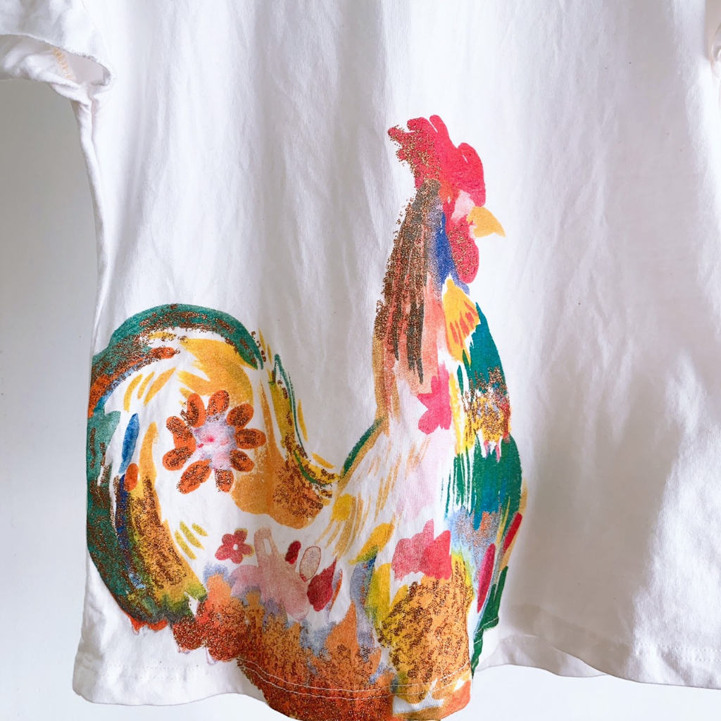 ÁO THUN BÉ GÁI ZARA - CẮT TAG , CHƯA MẶC- MỚI 100%