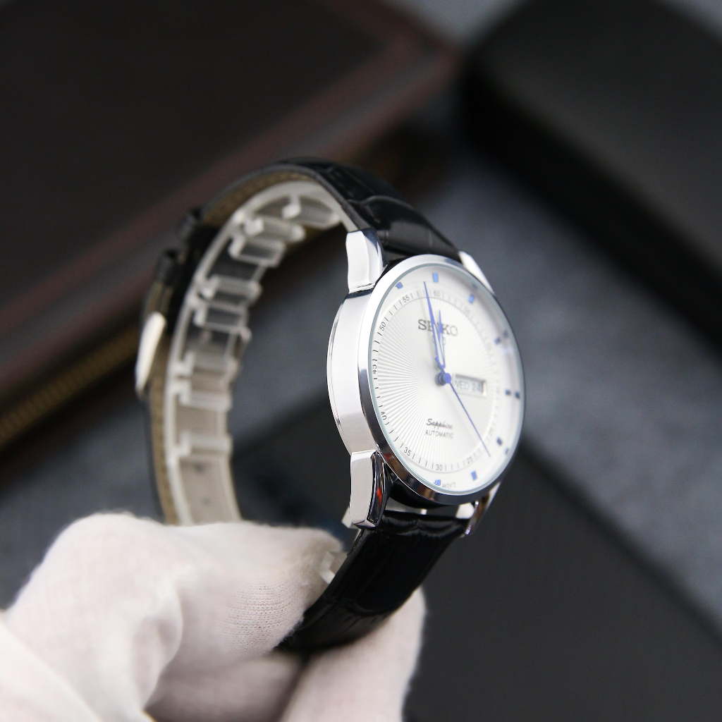 Đồng hồ nam Seiko 6888 Máy Pin Kim Trôi - Dây Da - Mặt Size 40mm Chống Nước, Chống Xước, Bảo Hành 12 Tháng