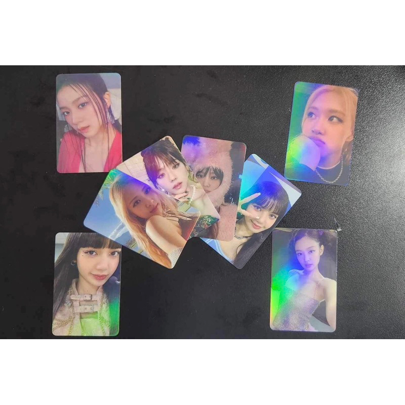 Lomo Card Hologram Lấp Lanh Blackpink Bo Góc  siêu xinh