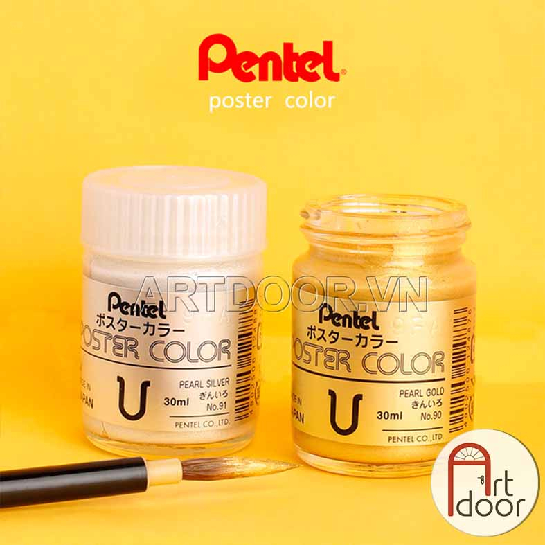 Màu vẽ Poster PENTEL Postercolor hũ lẻ 30ml