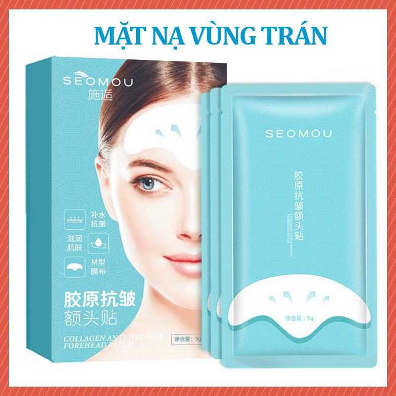 Mặt nạ nâng cơ giảm nhăn vùng trán SEOMOU trẻ hóa làn da mặt nạ giấy mặt nạ sủi bọt cà rốt  lyyoga M16