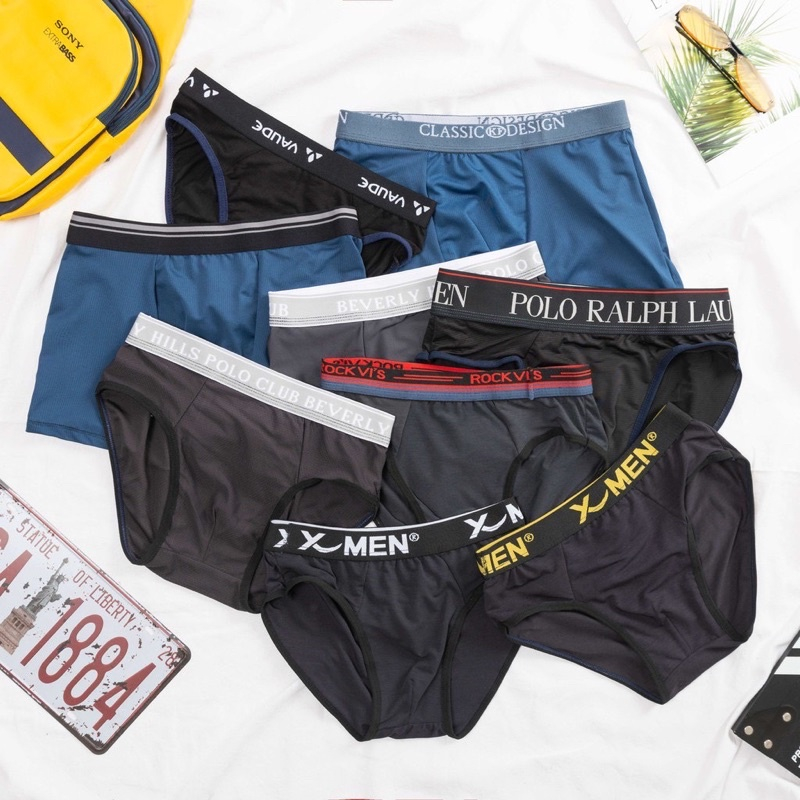 Quần sịp tam giác, sịp đùi nam chất liệu cotton thoáng mát, co giãn thoải mái -SD12