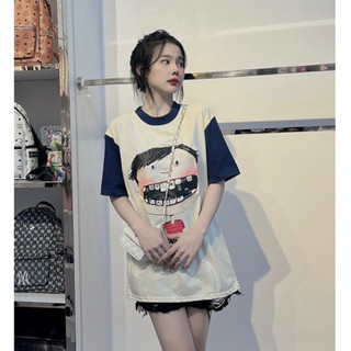Áo phông 2 màu hình mặt cười cute