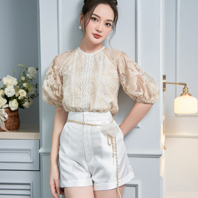 Quần Short Cạp Cao - EDINI - S152