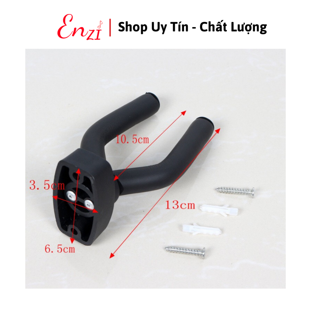 Móc treo đàn guitar, giá treo đàn guitar ukulele ghita điện acoustic classic nhỏ gọn chất lượng Enzi