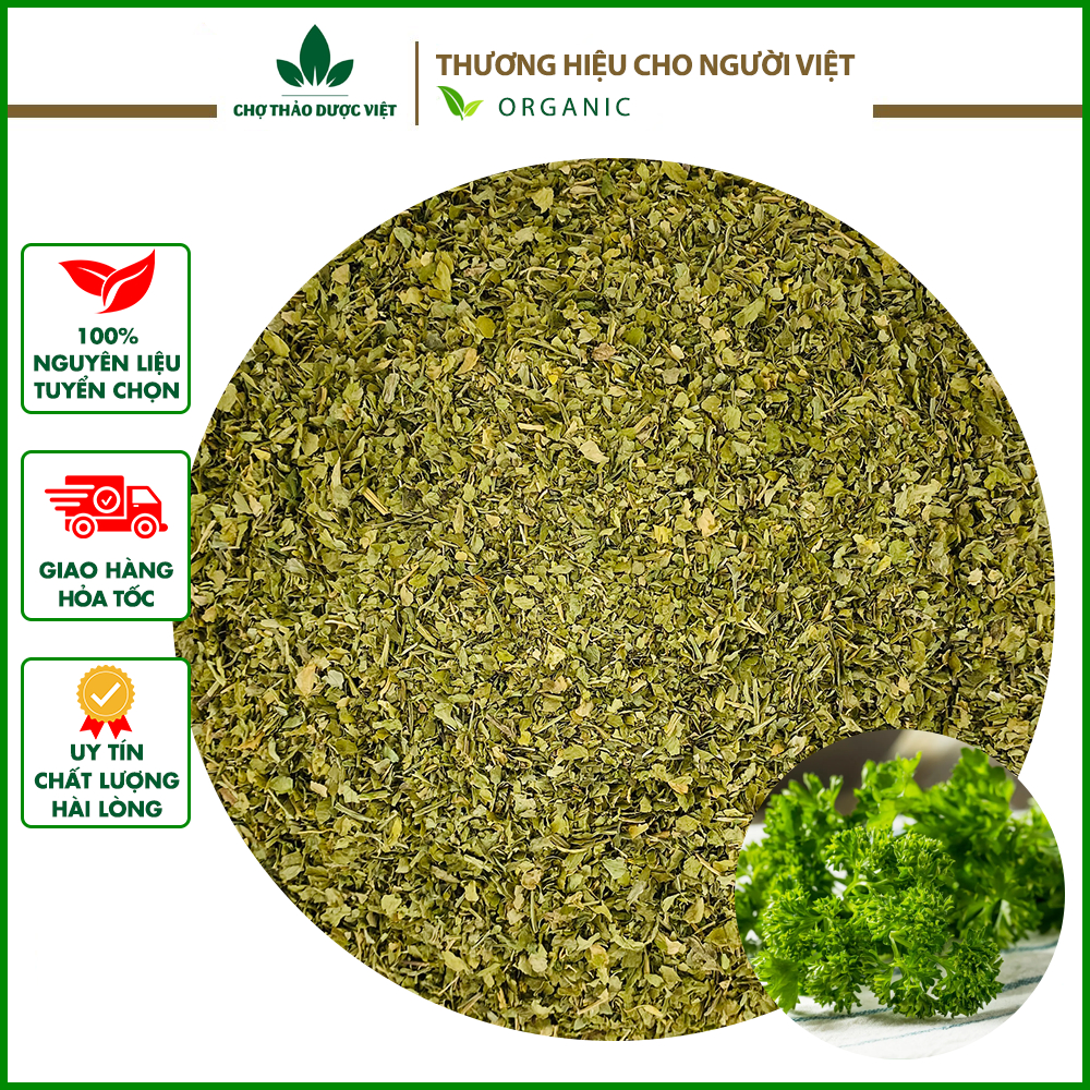 500g Parsley, lá mùi tây, ngò tây khô nấu món Âu, salad, ướp nướng - Chợ Thảo Dược Việt