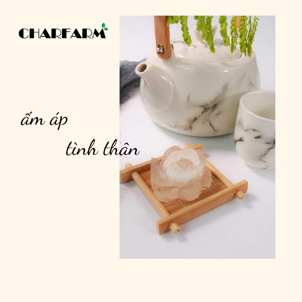 Set bột Trong veo làm bánh Charfarm 10 bánh Handmade