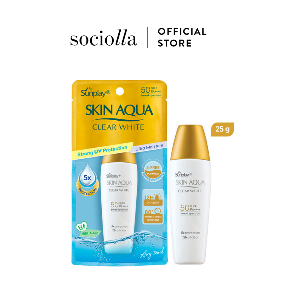 Sữa Chống Nắng Dưỡng Da Trắng Mịn Sunplay Skin Aqua Clear White