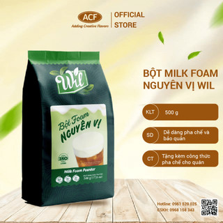 Bột foam nguyên vị wil - gói 500g