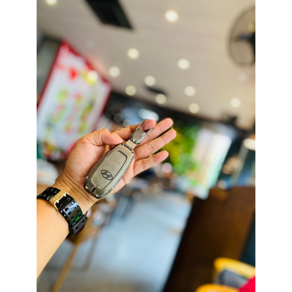 Bao đựng chìa khóa hợp kim xe Huyndai Santafe 2019-2020, Huyndai Accent 2018-200, Huyndai Kona