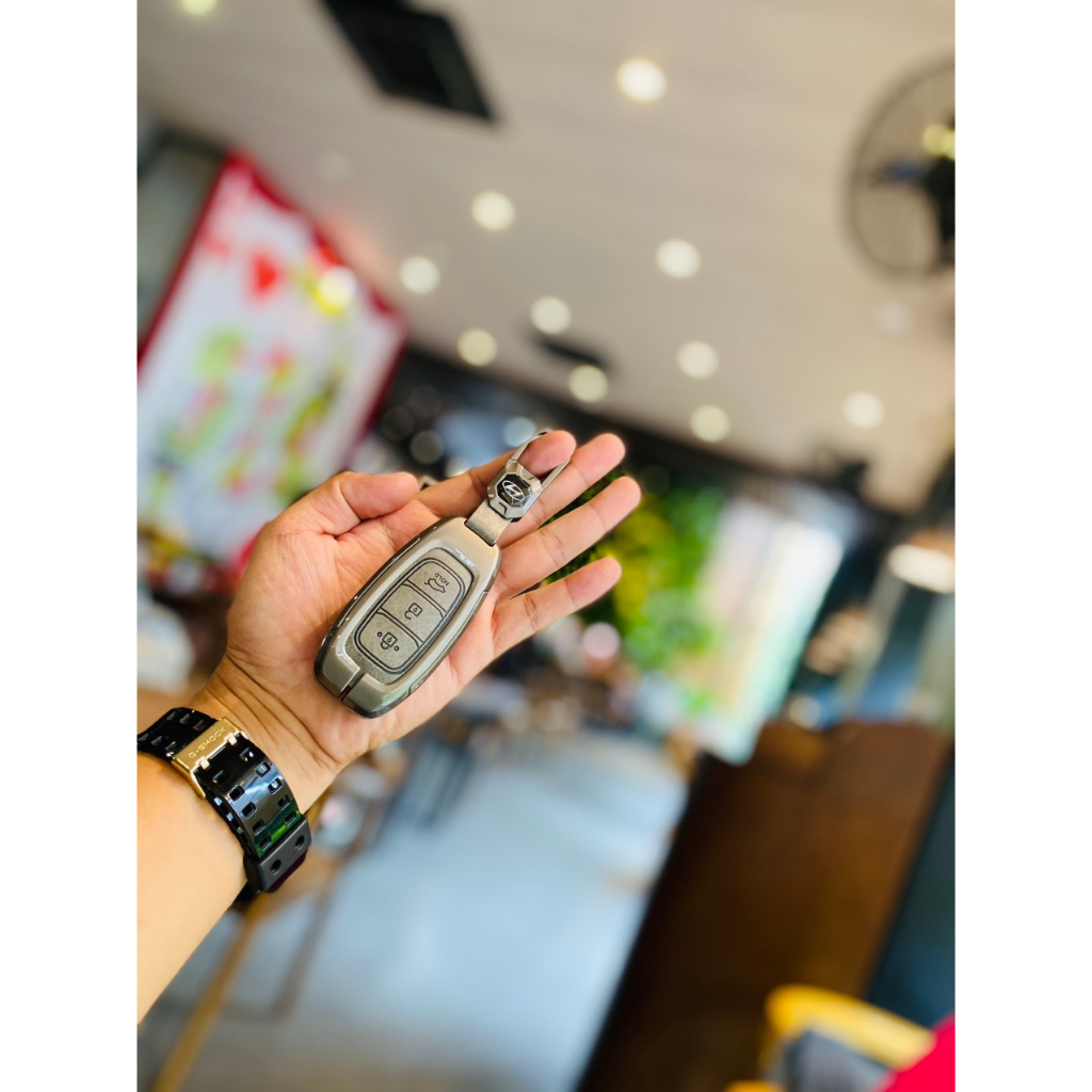 Bao đựng chìa khóa hợp kim xe Huyndai Santafe 2019-2020, Huyndai Accent 2018-200, Huyndai Kona