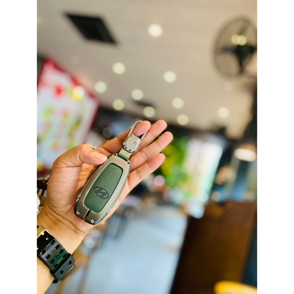 Bao đựng chìa khóa hợp kim xe Huyndai Santafe 2019-2020, Huyndai Accent 2018-200, Huyndai Kona