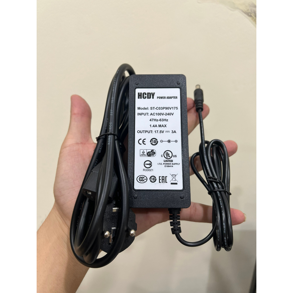 Dây nguồn 17.5v 3a cho loa  --